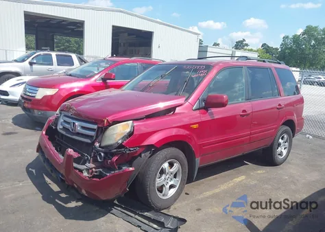 2006 Honda Pilot Ex-L из США, поврежденный, VIN 5FNYF28526B023173